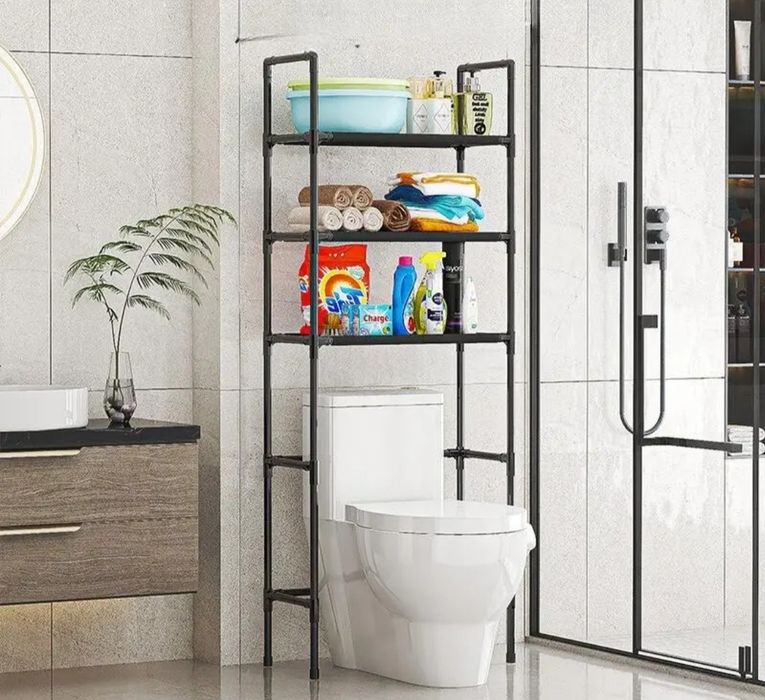 Стелаж багатофункціональний для ванної над унітазом 155x47x25 см