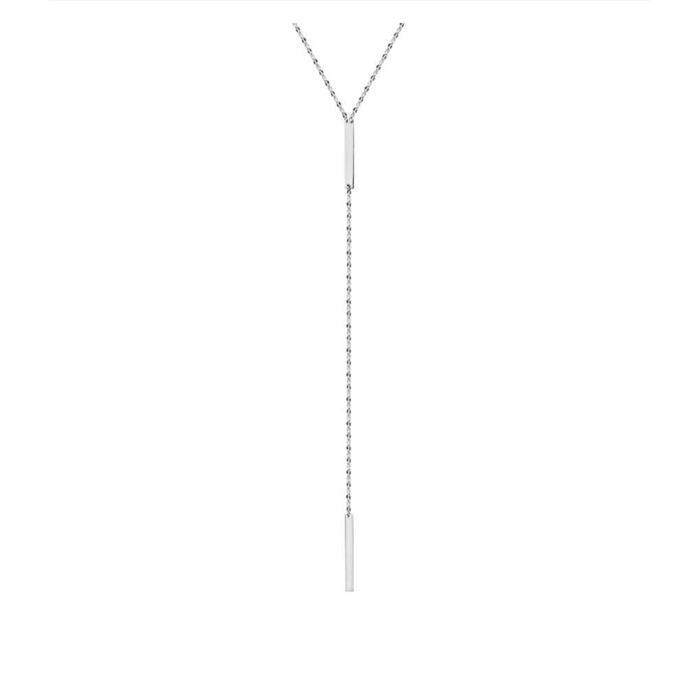 Naszyjnik YES srebrny SIMPLE - długi 43 cm, jak nowy