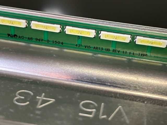 Listwa LED LG LC430EQE FH M2 6922L-0146A v15 ART3 UD REV 1.1 NOWE