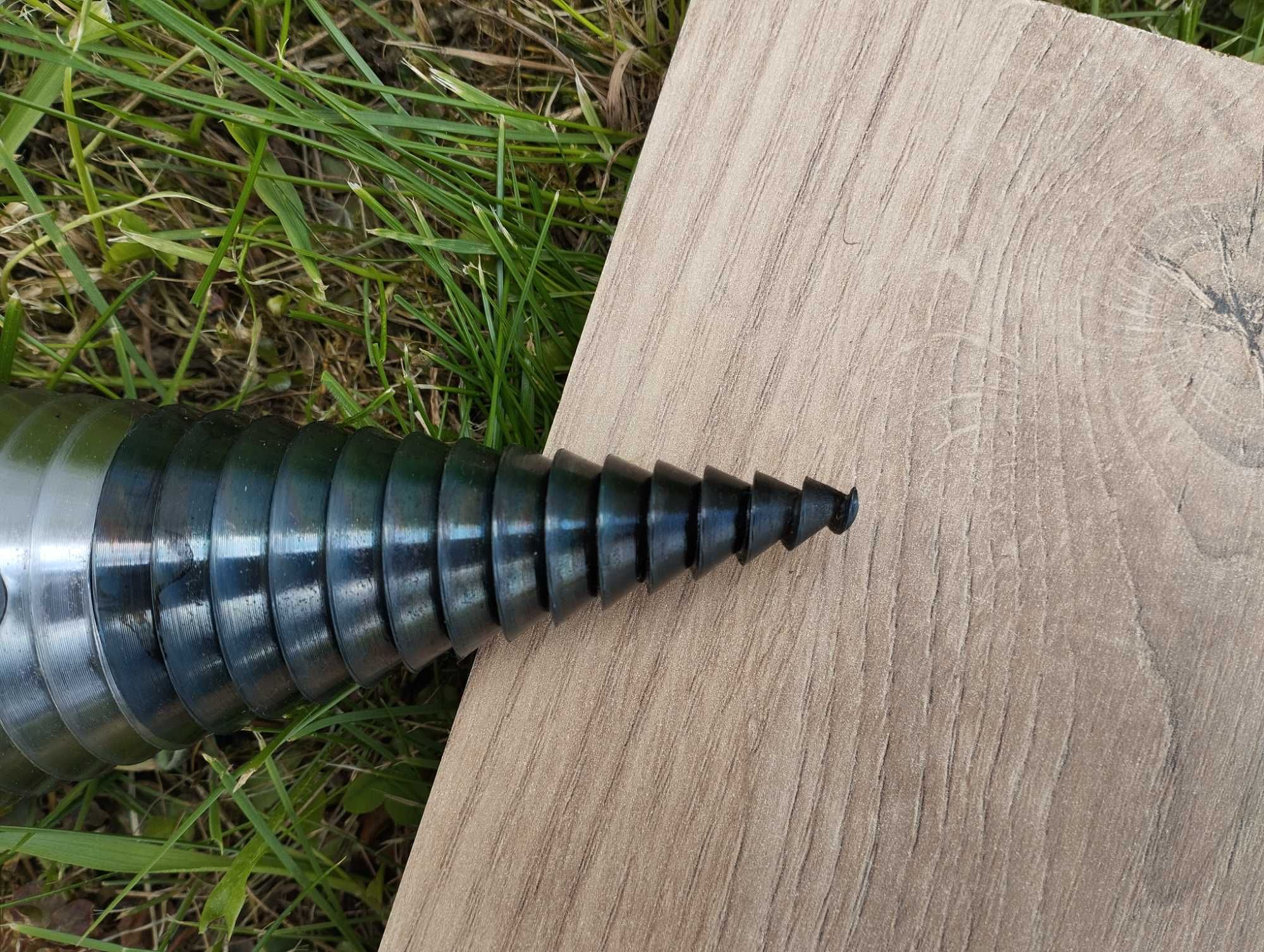 Łuparka świdrowa WOM do ciągnika 80mm / świder do łupania drewna