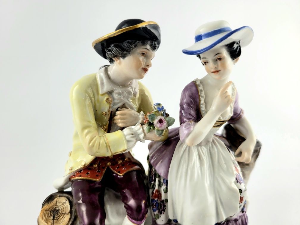 Piękna Figurka porcelanowa Meissen Miśnia