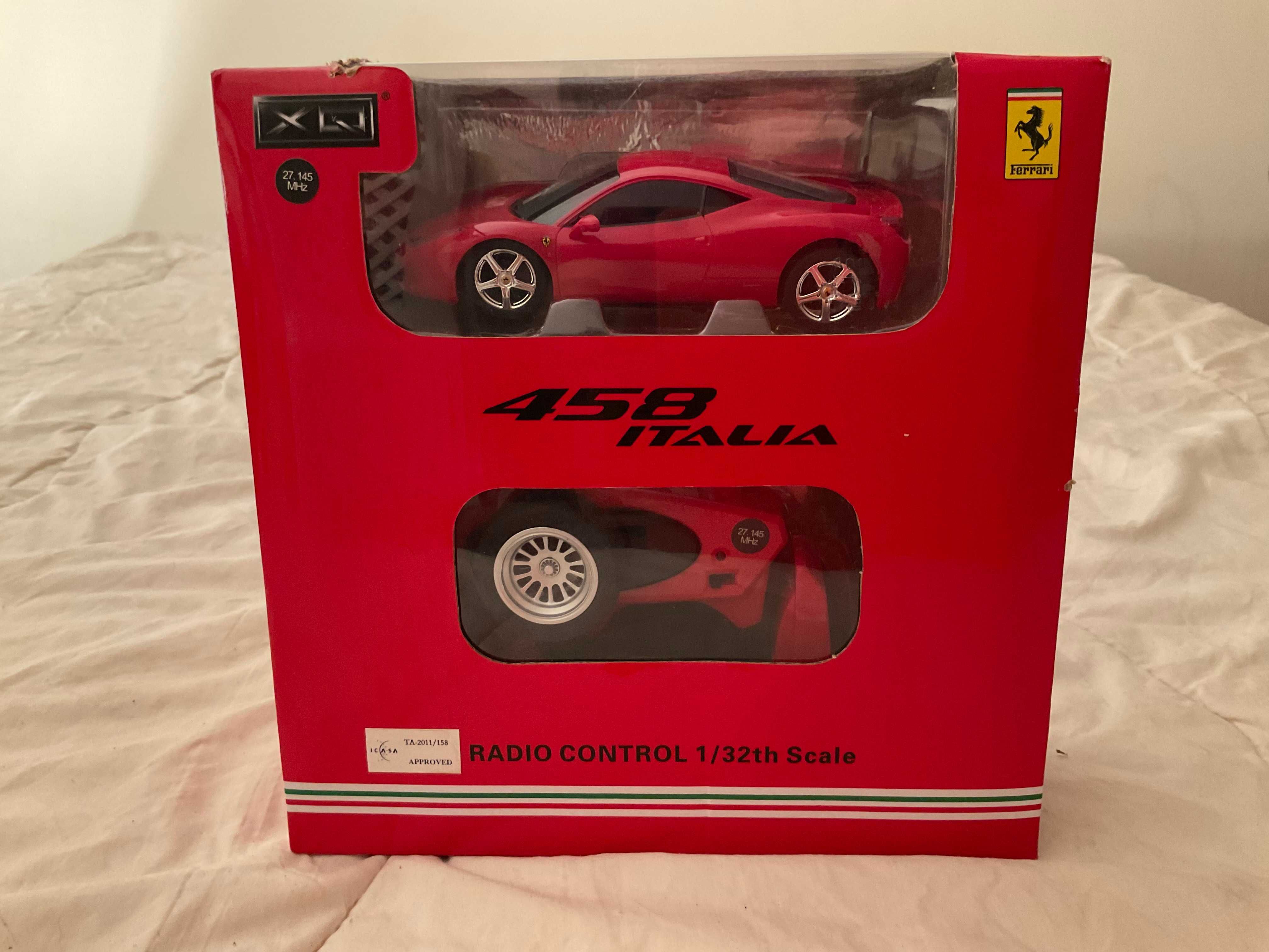 Rádio Controle Ferrari 458 Italia (Escala 1/32) - Nunca Aberto!