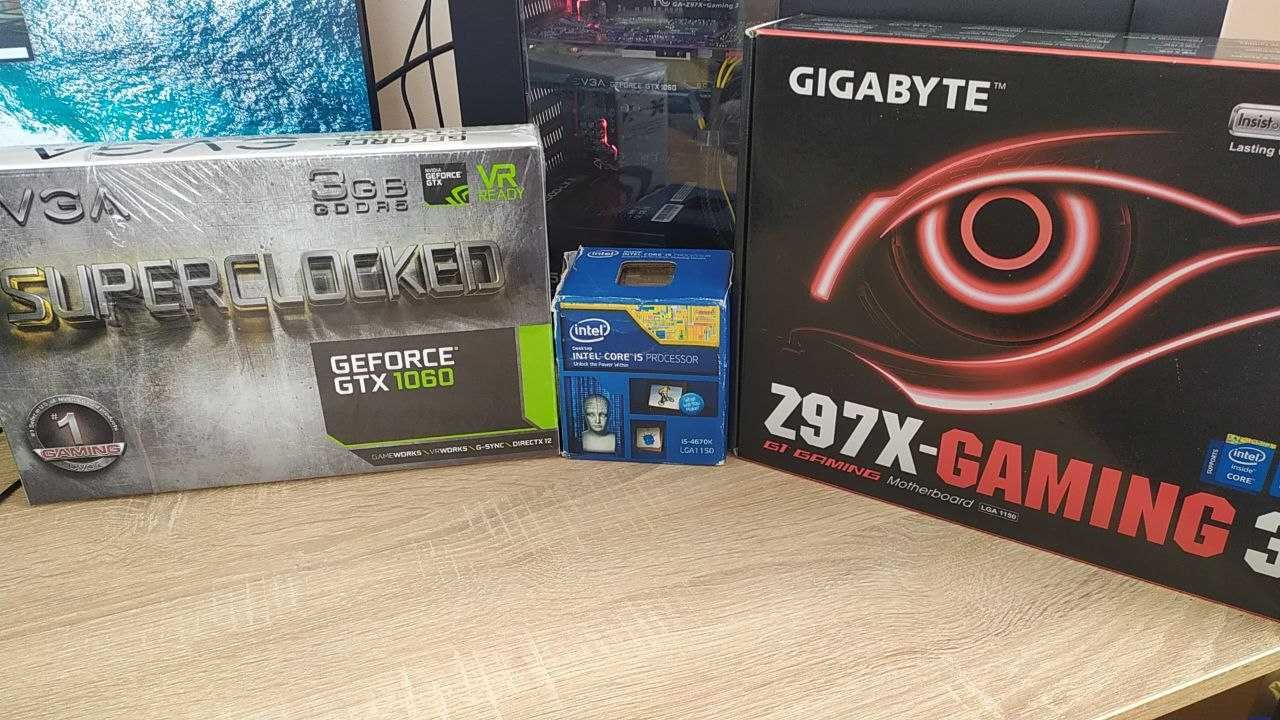 ПК Intel i5 4670K, 16gb GTX 1060 3gb