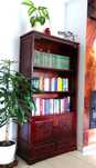 Witryna lub biblioteczka z litego drewna tekowego - India Decor
