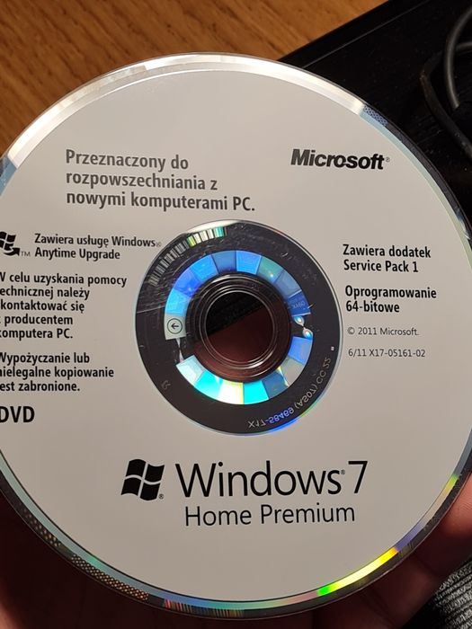 Windows 7 Home Premium sp1 64bit PL