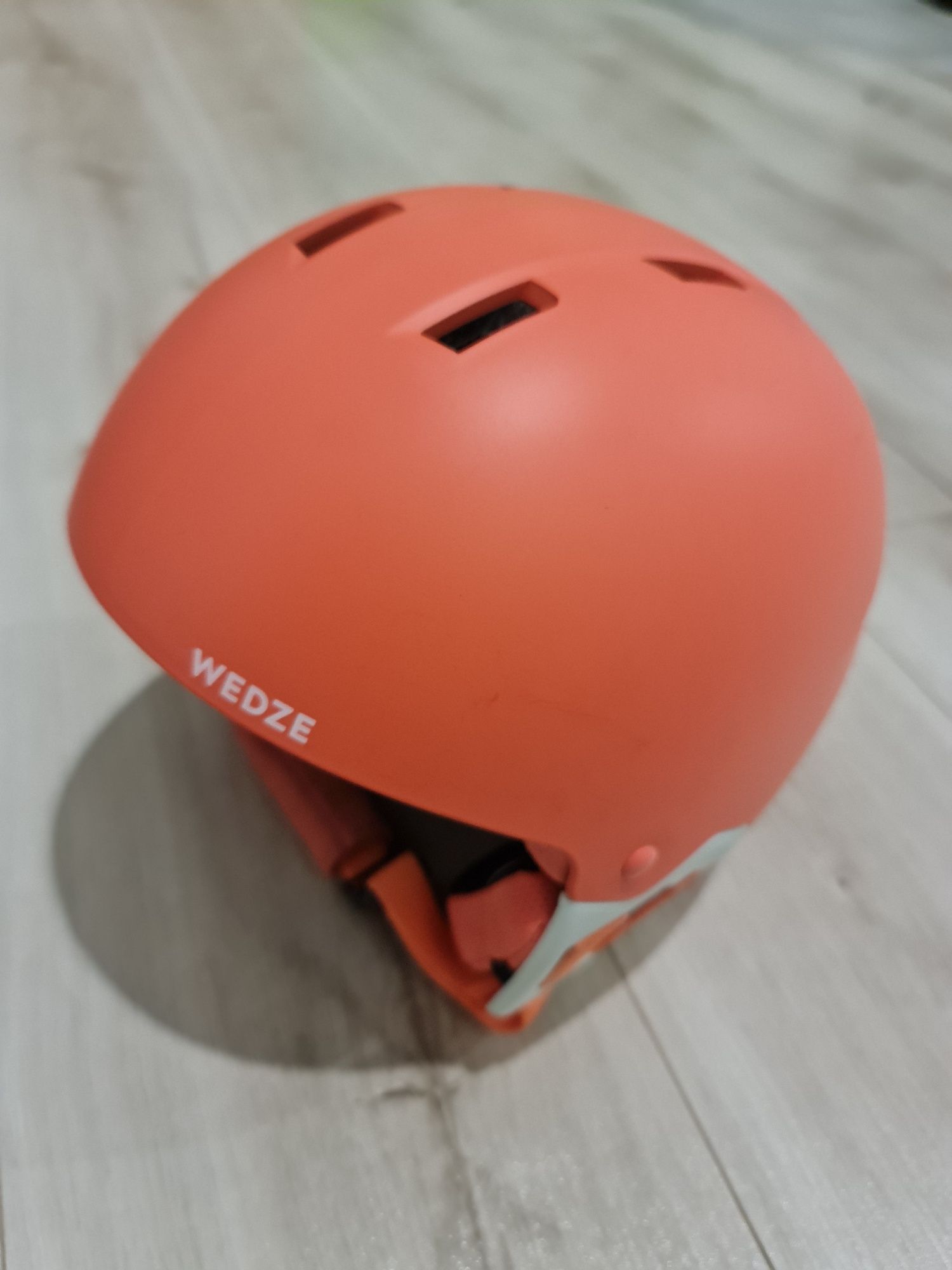 Kask narciarski (snowboardowy) Wedze PISTE 500, (r. 53-56, pomarańcz)