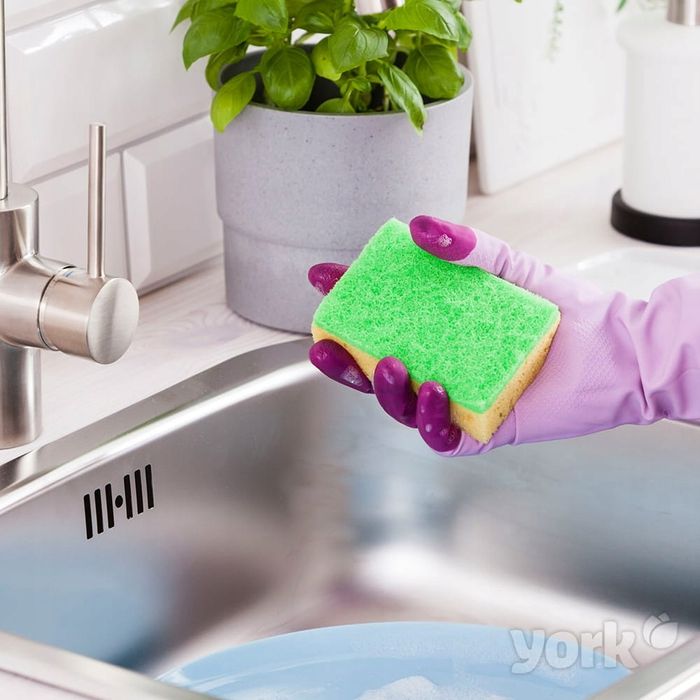 zmywak gąbka antybakteryjna bakteria stop 5szt