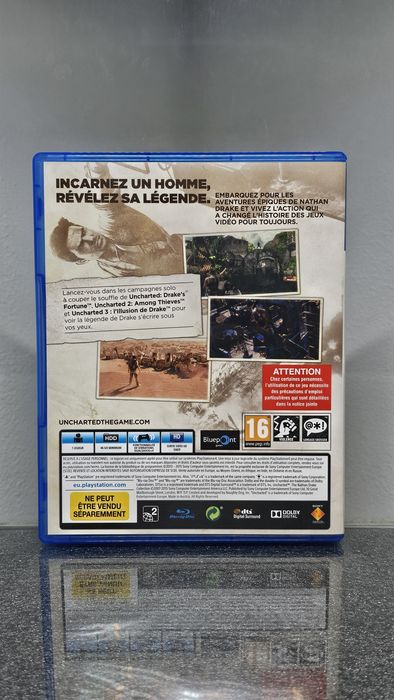 Uncharted Nathan Drake Collection 1 2 3 PS4 PlayStation 4 colecção