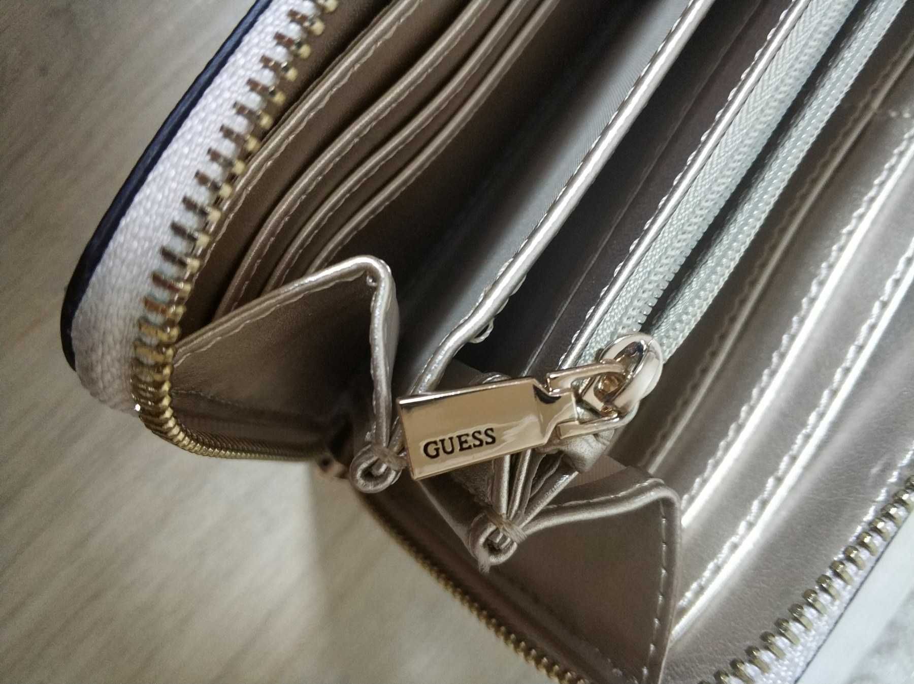 максі гаманець кошельок  клач сумка laurel логотип guess, оригінал