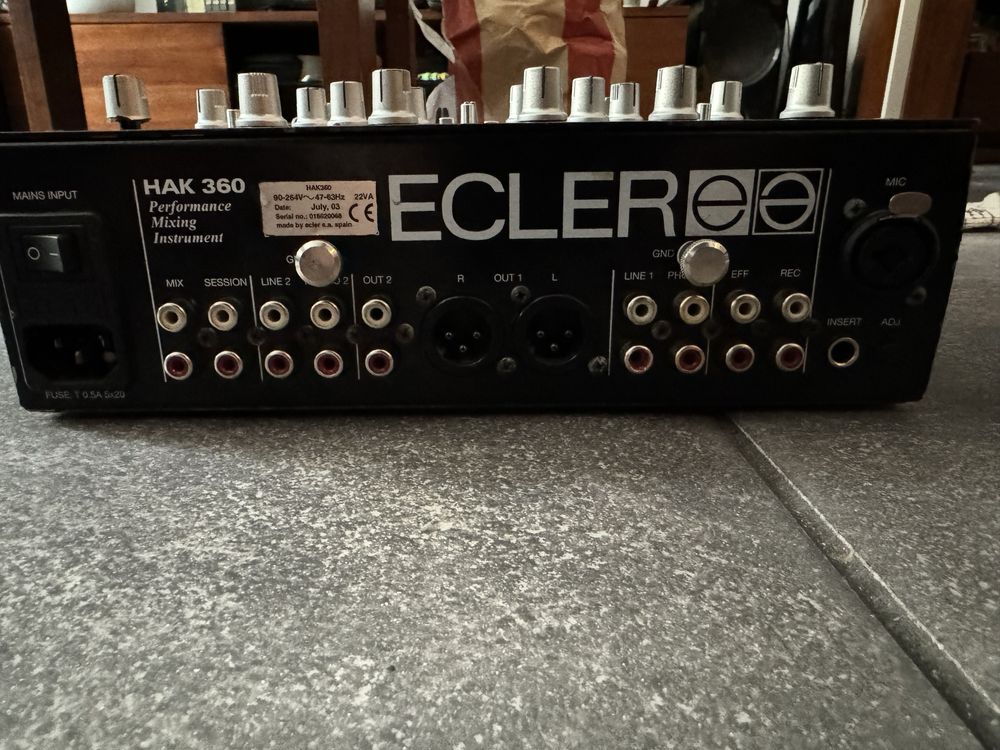 (gwarancja 2 lata) Ecler Hak 360 mikser battle eternal crossfader