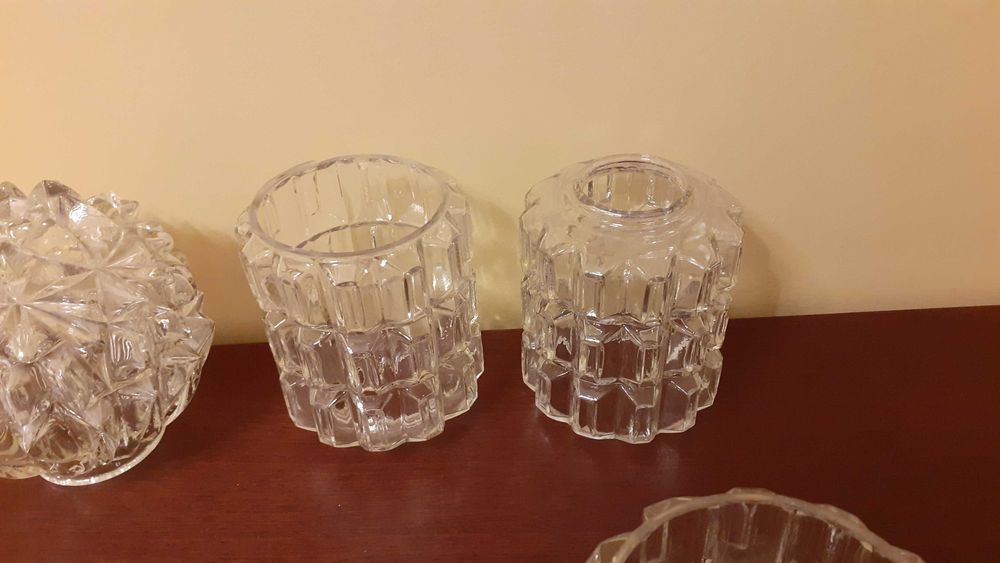 Globos vidro opalino antigos--vintage art Déco