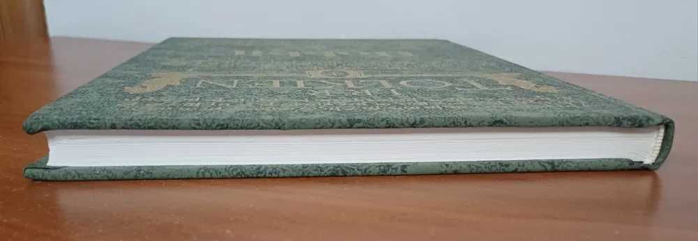 J.R.R Tolkien zielona edycja Hobbit ilustrował Alan Lee Amber 2000