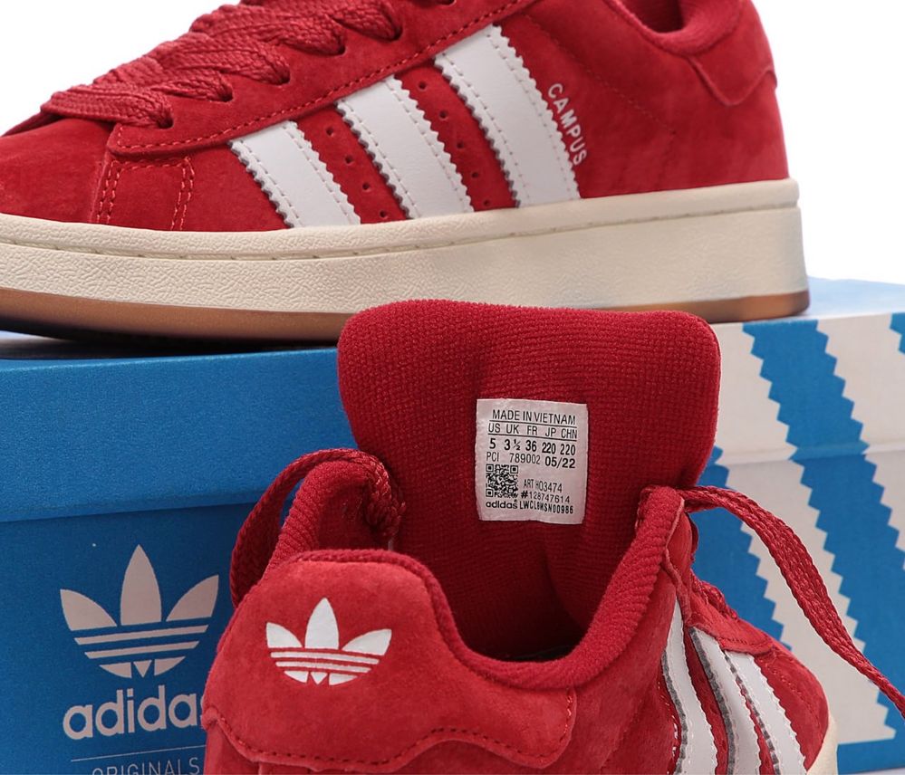 ТОП‼️ Жіночі адідас кампус червоні Adidas campus 00s red дод. Шнурки