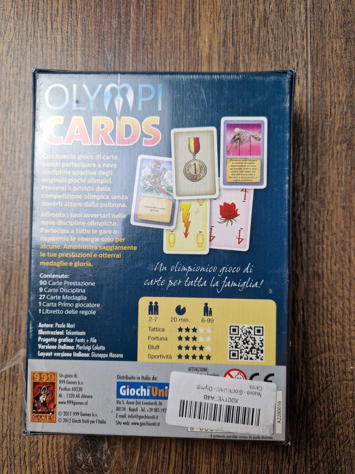 OlympiCards – nowa gra karciana, Giochi Uniti (język włoski)
