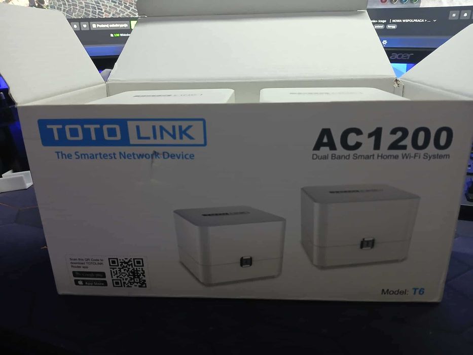 Router Totolink T6 AC1200 2szt. Biały