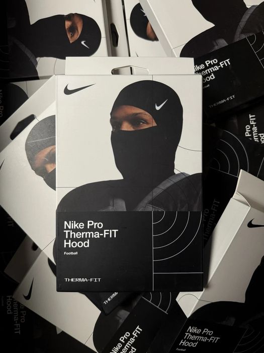 Балаклава nike pro Hyperwarm, чорна балаклава, Балаклава найк про