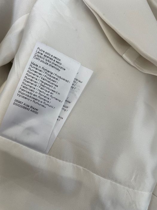Filippa K nowa beżowa marynarka kremowa oversize blazer
