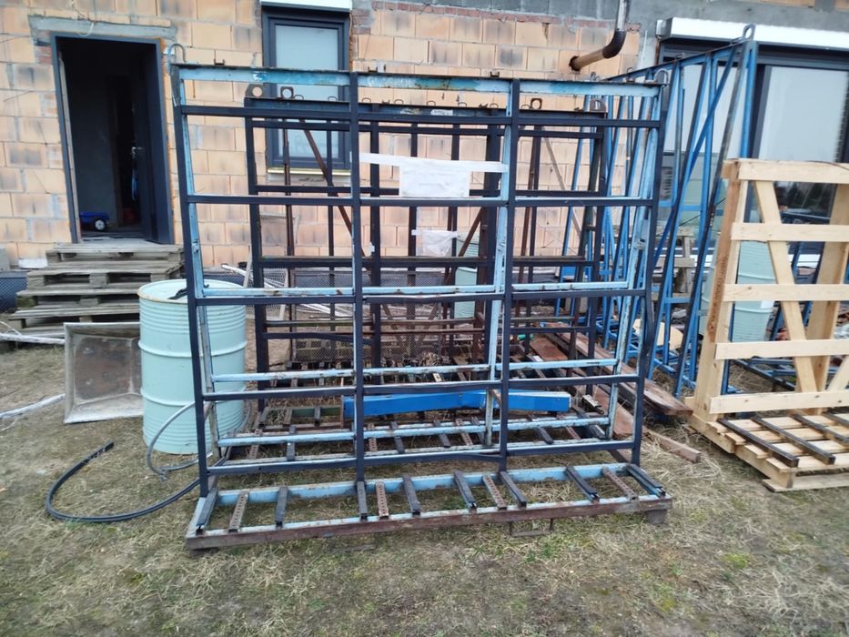 Stojak transportowy, metalowy typu L i A do okien i drzwi