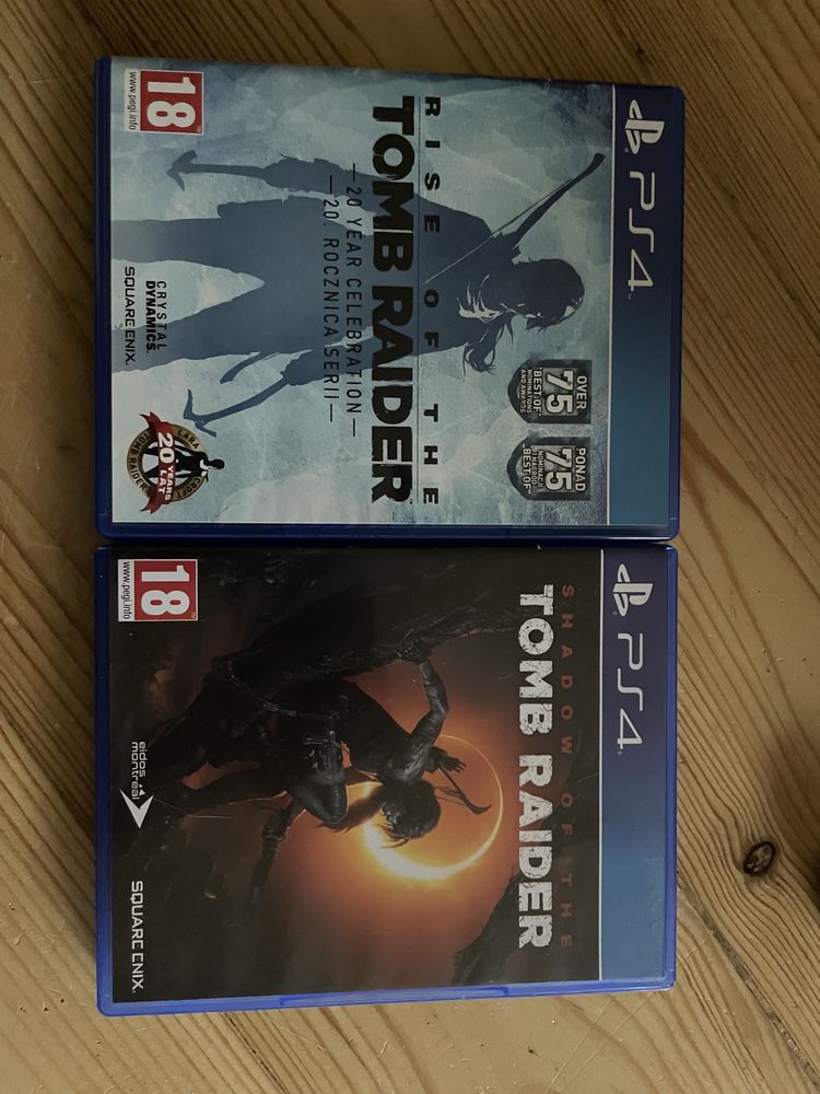 Shadow Of The Tomb Raider oraz Rise Of The Tomb Raider ps4