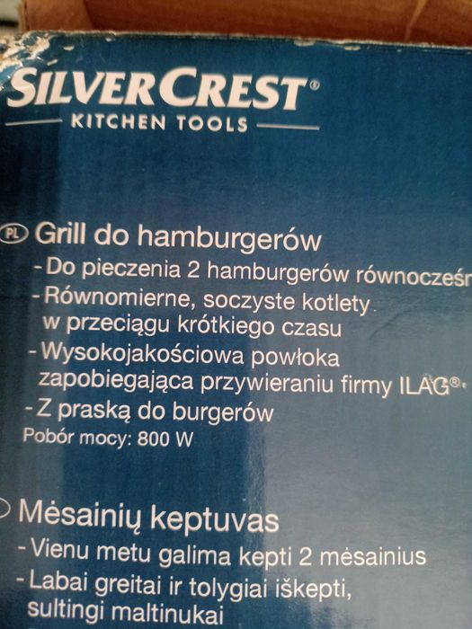 Grill do hamburgerów