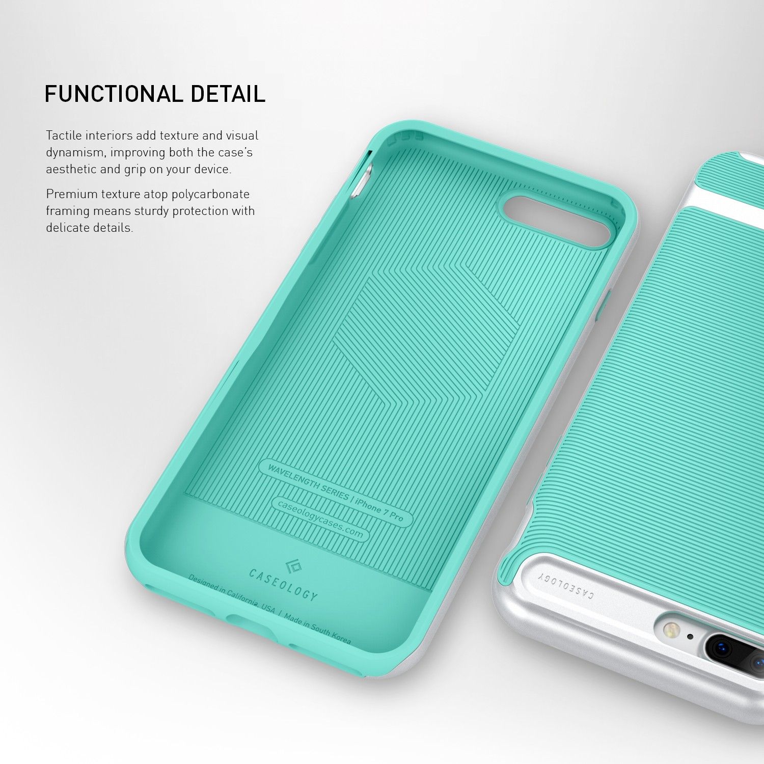 Etui Caseology iPhone 7 Plus / 8 Plus Wavelenght Turquoise Mint
