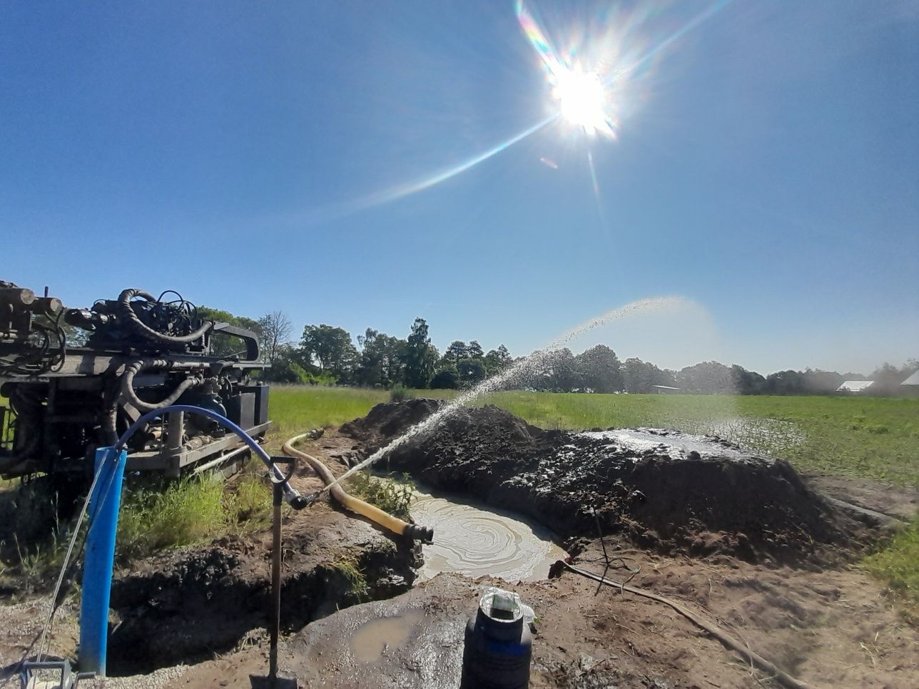 Wiercenie Studni od 180zl/mb  głebinowych DESZCZOWNIE. Pompy Ciepla