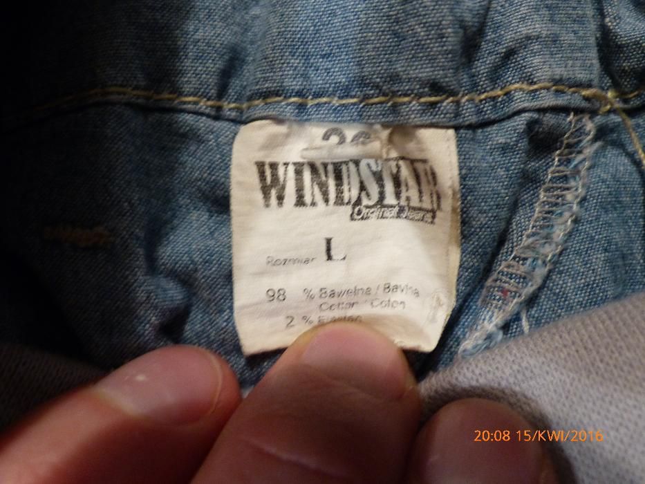 Spodnie Windstar, rybaczki, jeansowe.