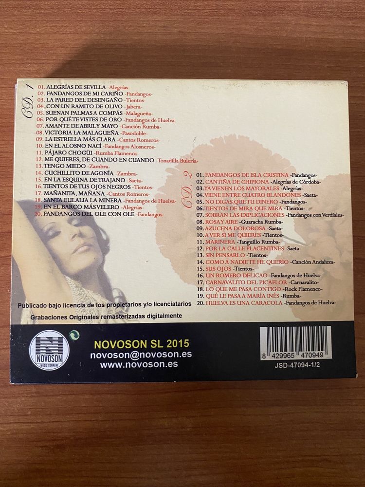 2 CD’s Rocio Jurado