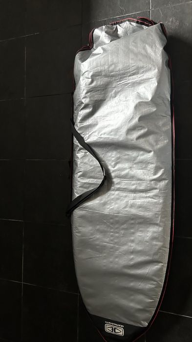 Prancha de surf Lufi Bubble Gum com capa