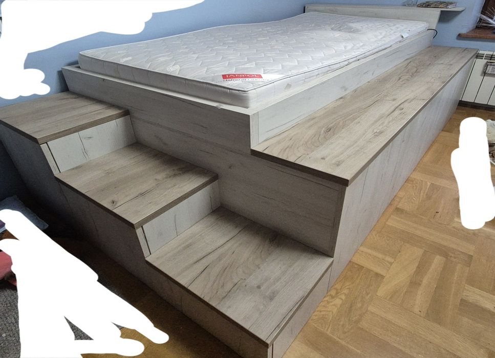 Łóżko ze skrytką