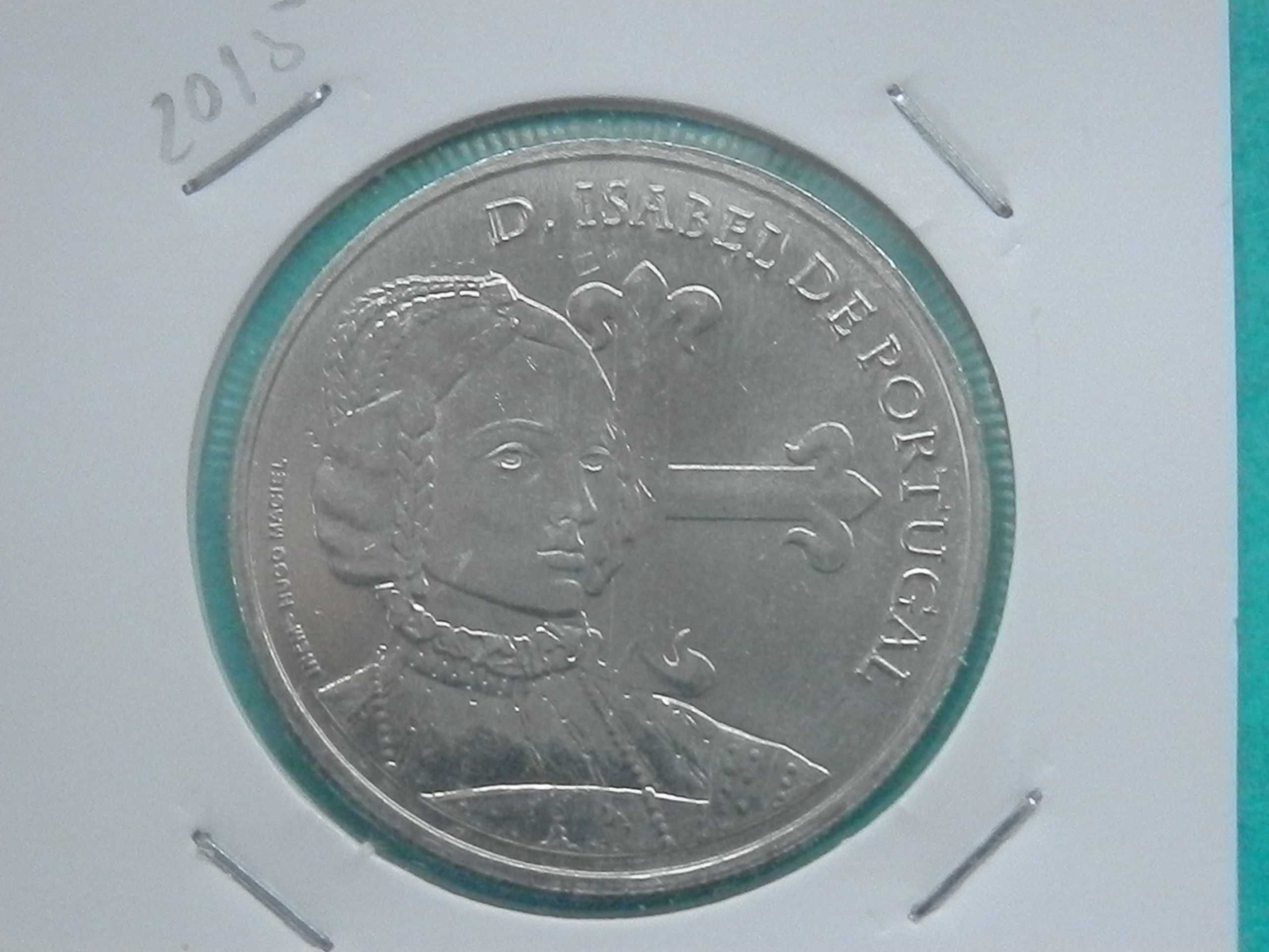 1074 - Euro: 5,00 euros 2015 cuni, Isabel de Portugal, por 5,50