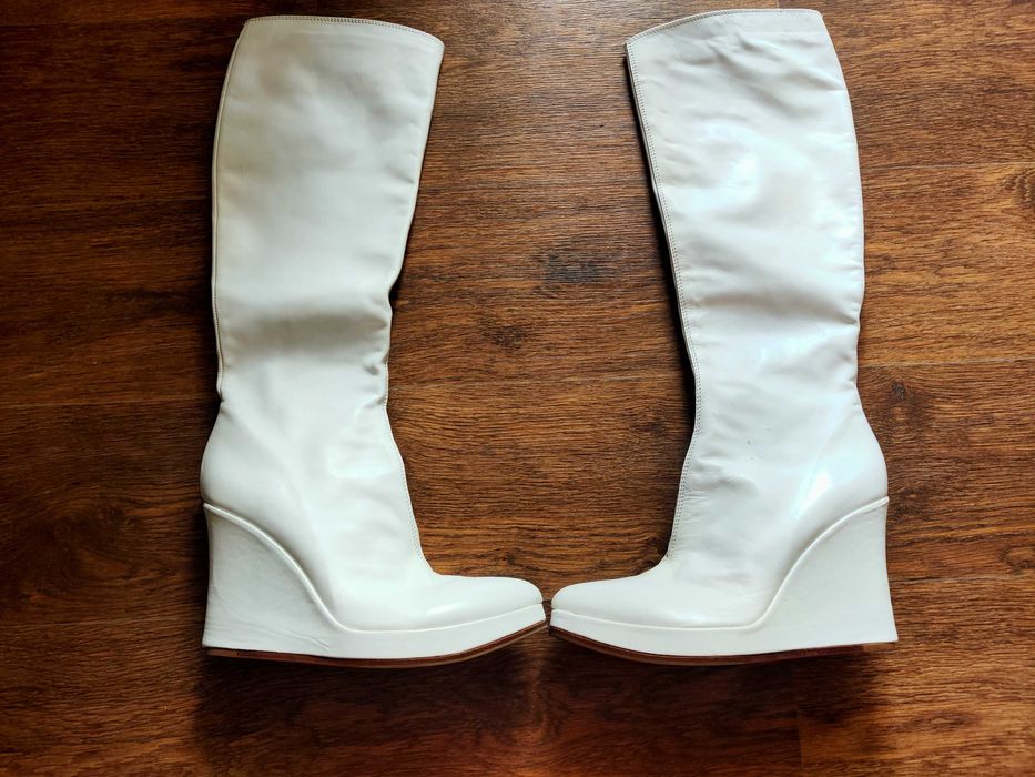 Сапожки женские кожаные Итальянские