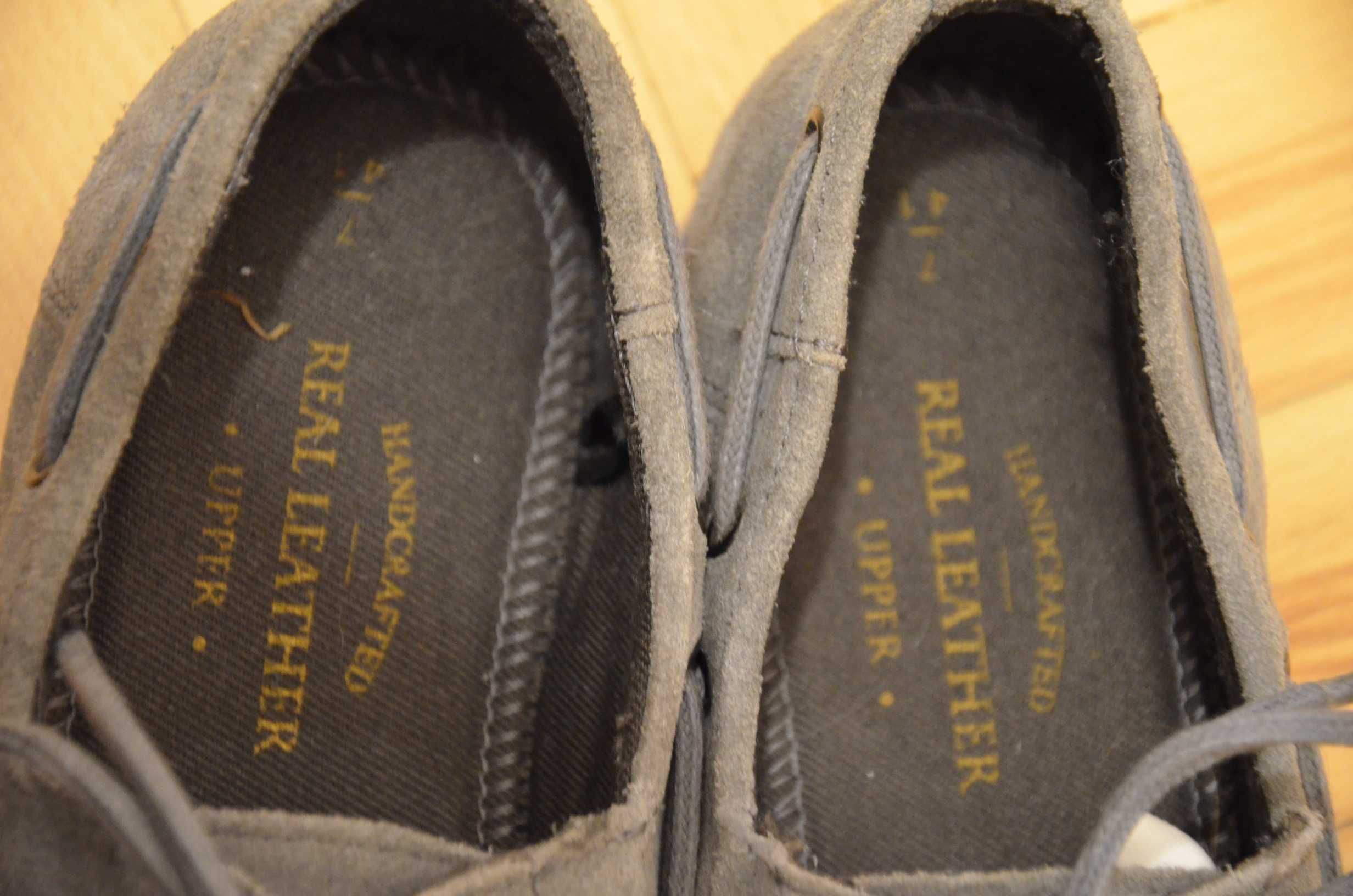 Buty  mokasyny żeglarskie George 41 wkł.27 skóra zamszowa superstan