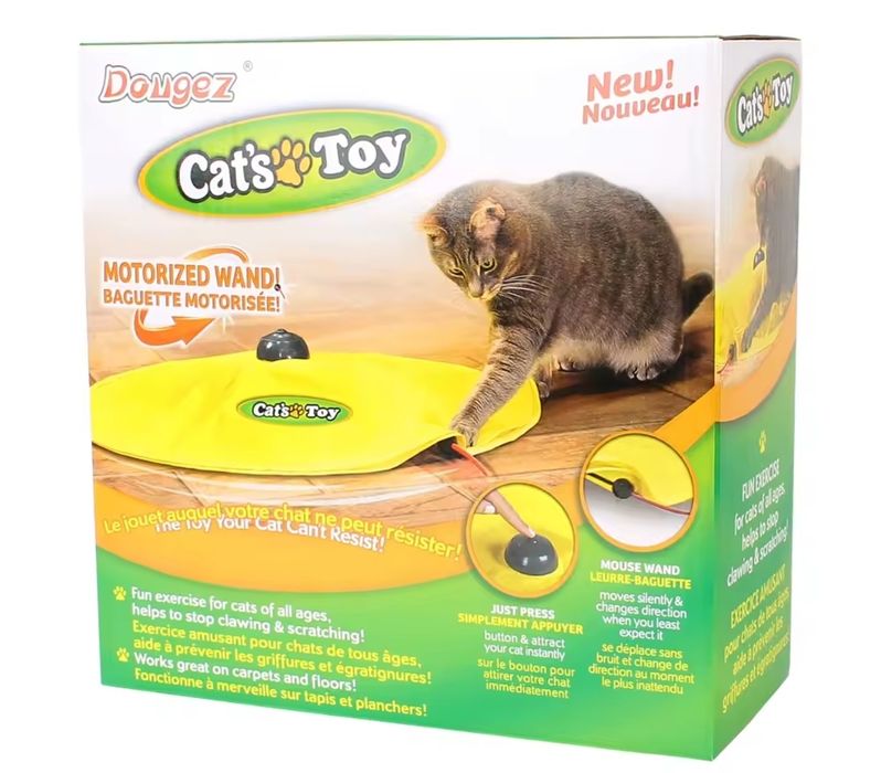 Zabawka automatyczna dla kota uciekająca imitacja myszy  pod tkanina