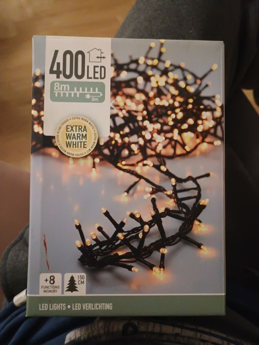 Lampki choinkowe 400 LED, 8m
