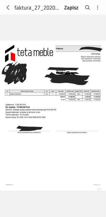 Wyspa handlowa stoisko handlowe okazja! Zakupione za 14,5k netto! FV