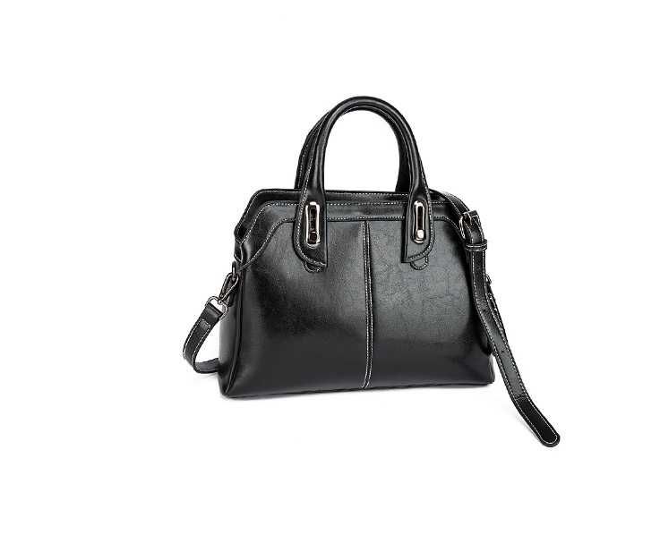 Кожаная натуральная женская сумка Кожа 2024 Zara style Черная