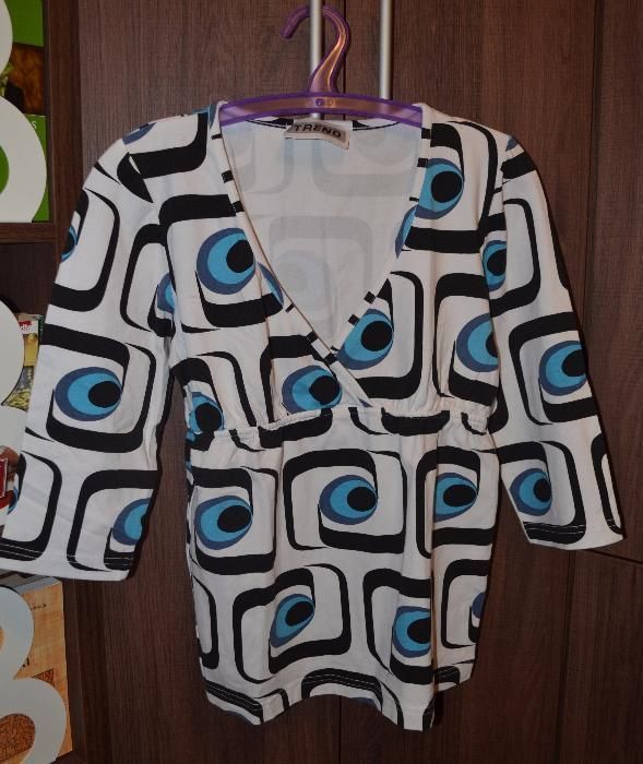 biało-niebieska bluzeczka, 36/38