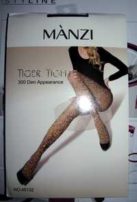 Fashion колготки Manzi "Tiger Tights" 300Den микрофибра