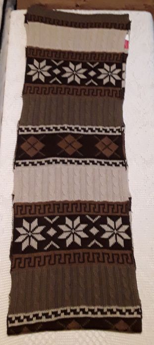 Cachecol grande em malha, unissexo, novo sem etiqueta