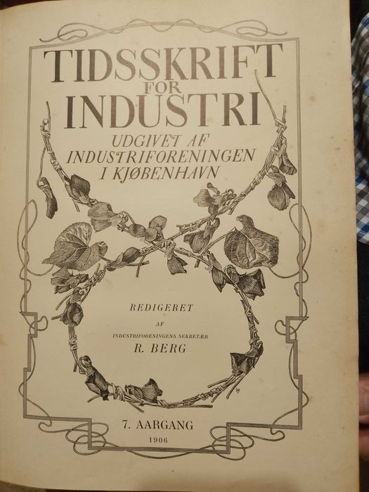 Kolekcjonerska książka - Tidsskrift for Industri