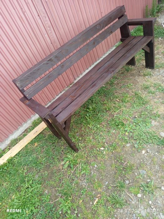 Ławka ogrodowa drewniana