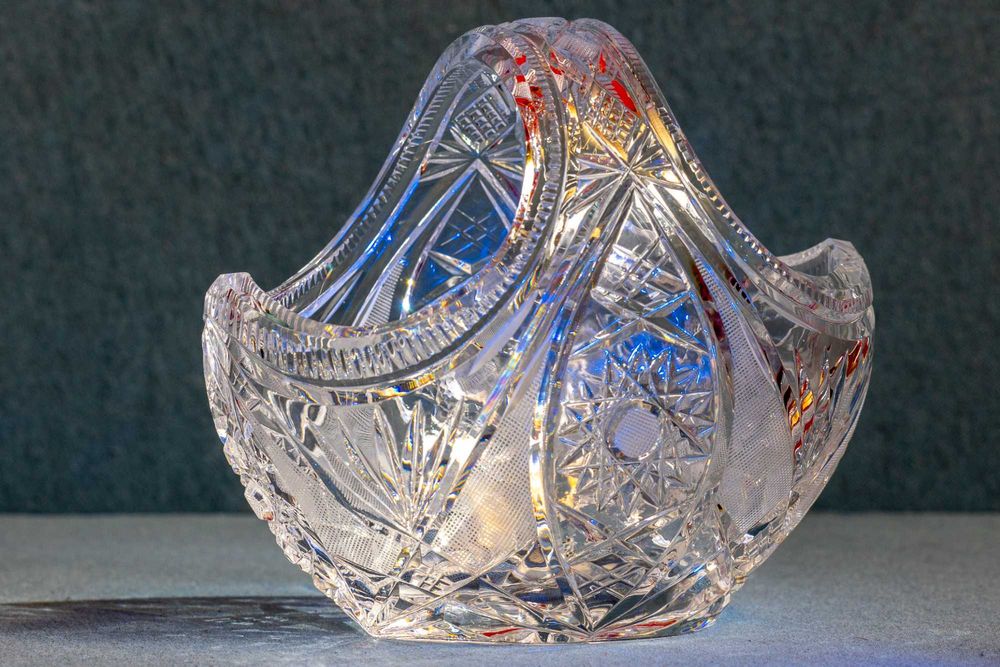 Zestaw kryształów Huta szkła Violetta - PRL