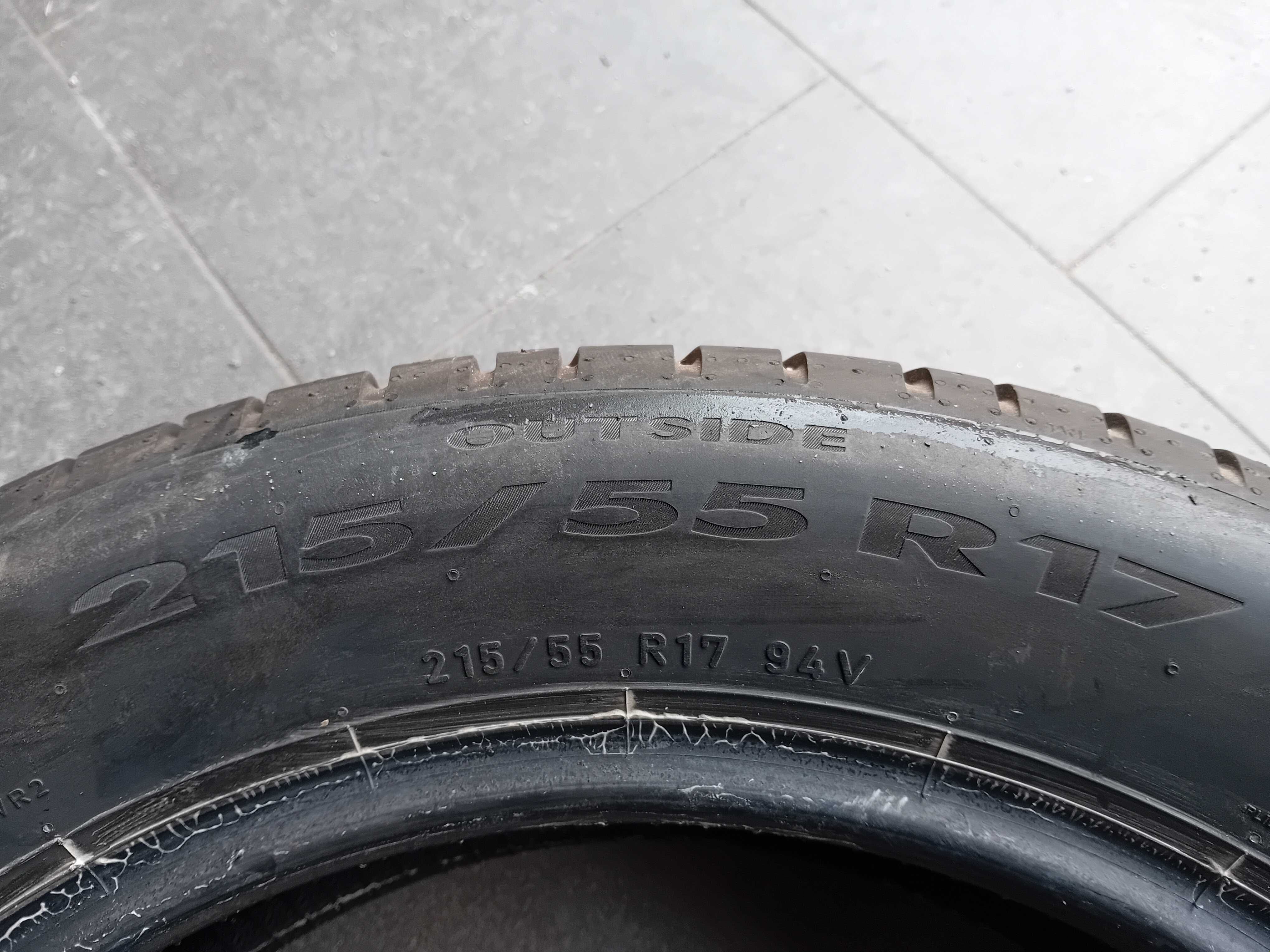 215/55/17 PIRELLI Cinturato P7 SEAL INSIDE Jak Nowa 6,5mm 20 rok F-VAT