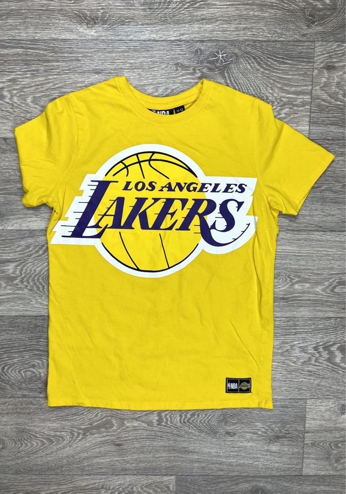 Primark nba lakers футболка 11-12 yrs детская желтая оригинал