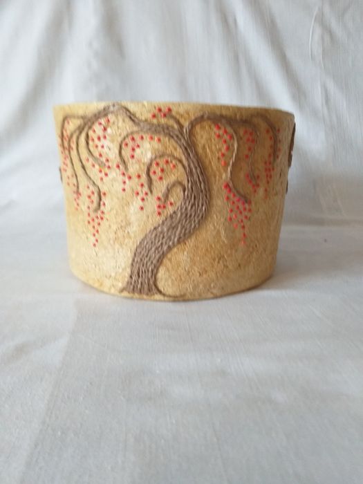 Кашпо для цветов из дерева