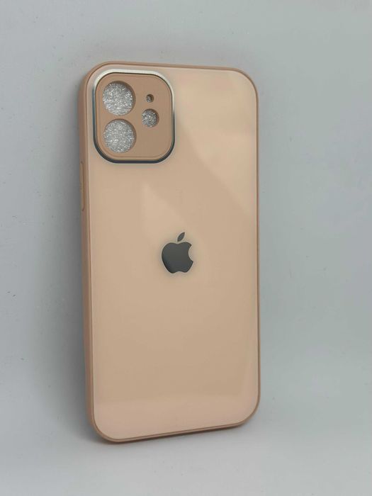 Obudowa Iphone 12 Pudrowy Róż Etui Case Ochronny a'la szklany kod 407
