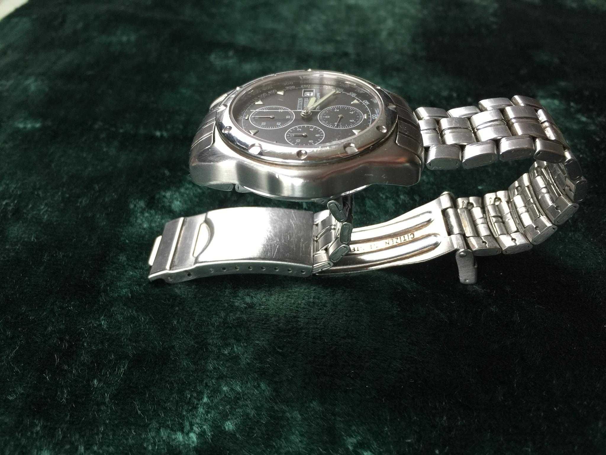 Zegarek Citizen Sapphire WR 200 Chronograph z lat 90'