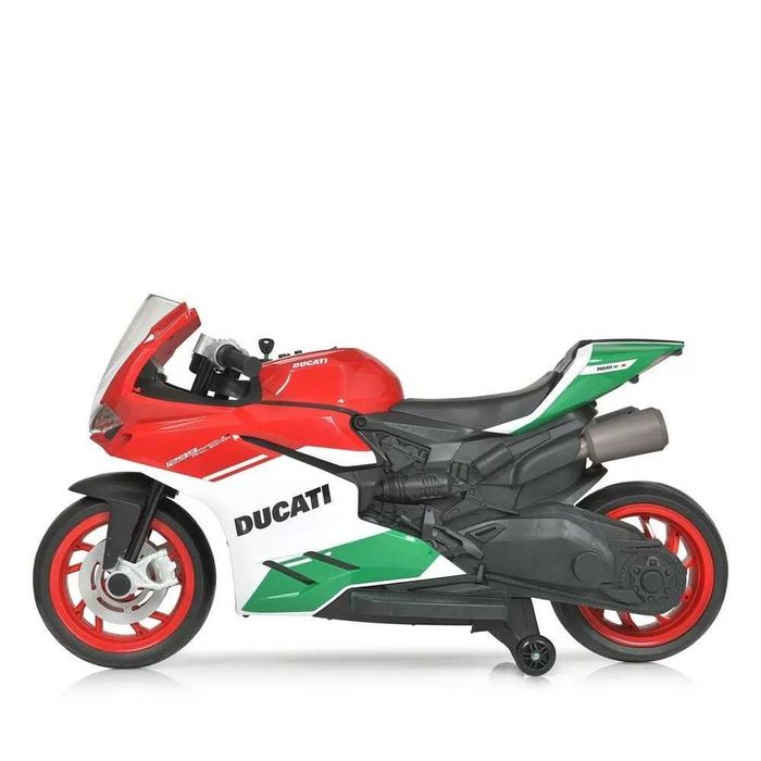Дитячий електромотоцикл двоколісний на акумуляторі Ducati M 5009E-1-3