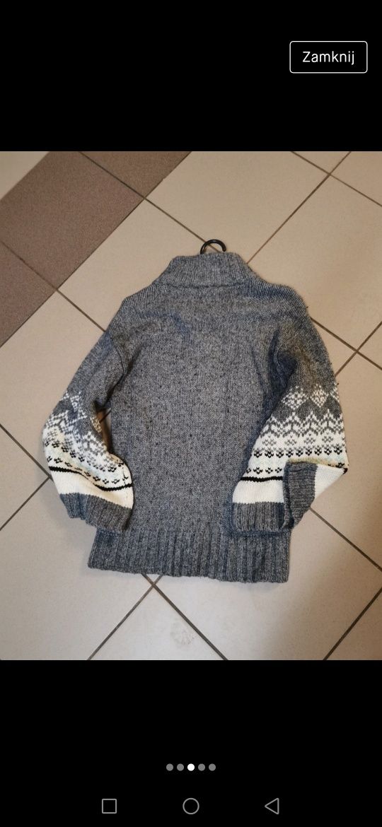 Sweter nowy S wełna jagnięca
